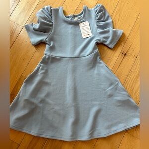 NWT Sisidolls Girls Puff Sleeve Dress